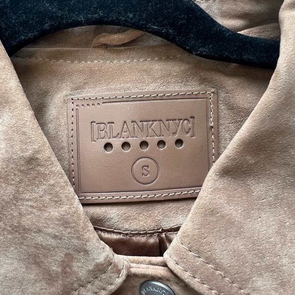BLANKNYC cropped hazelnut suede jacket small - Picture 7 of 8